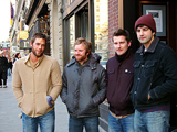Left to right: Guitarist Michael Jones, singer/guitarist Jared Marsh, drummer Rob Adams, and bassist Tim Peters.